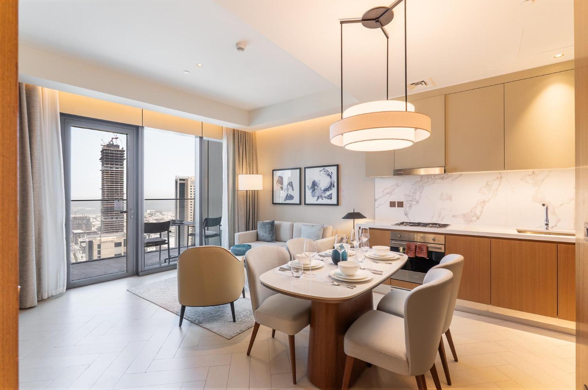 Address Residences Opera - Burj Khalifa Views 1, 2, & 3-bedroom 1 Minute Walk To Burj Khalifa, Mall, Fountain By Heaven Crest Apartment